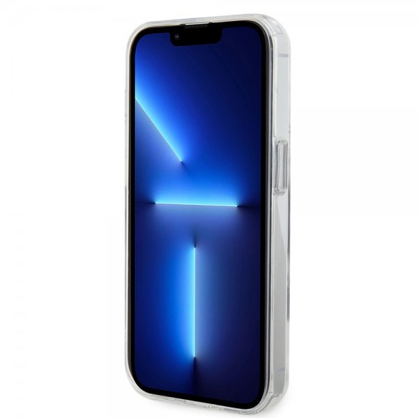 Karl Lagerfeld iPhone 15 Pro Max Suojakuori Sormusteline MagSafe Valkoinen