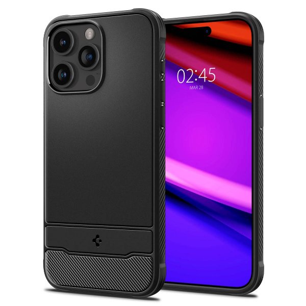 Spigen iPhone 15 Pro Max Kuori Rugged Armor MagFit Matte Black