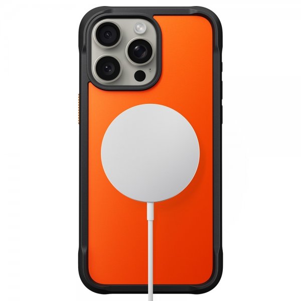 Nomad iPhone 15 Pro Max kuori Rugged Case Ultra Orange