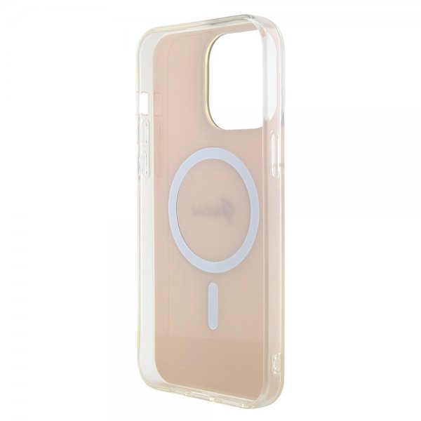 Guess iPhone 15 Pro Max Kuori Script MagSafe Ruusukulta