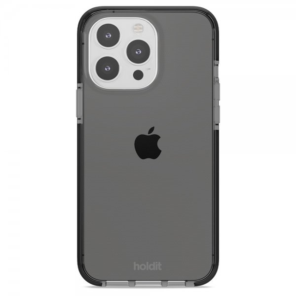 Holdit iPhone 15 Pro Max -suojakuori Seethru Musta