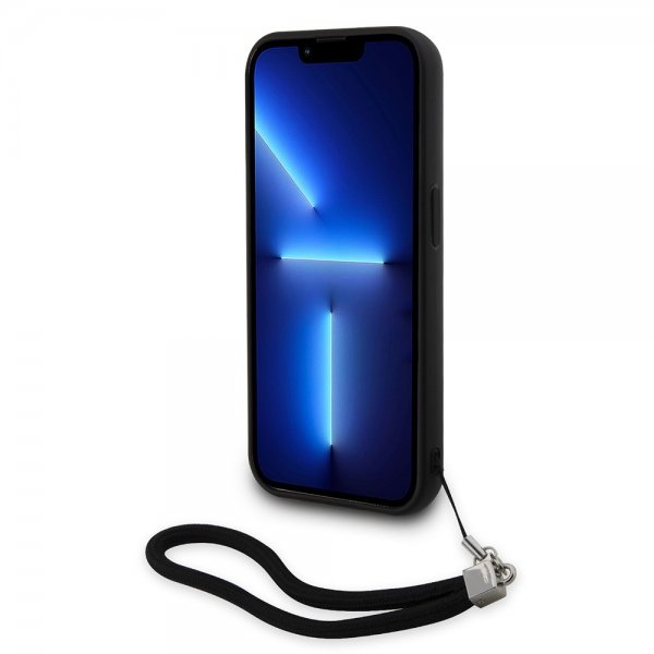 Karl Lagerfeld iPhone 15 Pro Max Kuori Sequin Musta