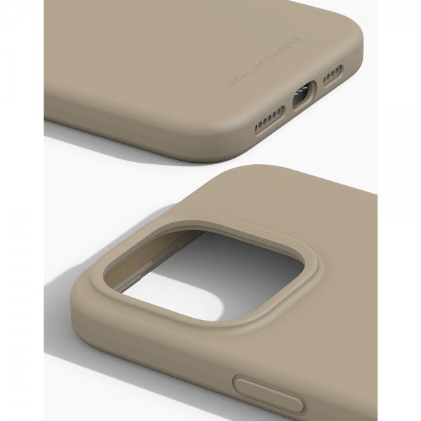 Ideal of Sweden iPhone 15 Pro Max Kuori Silicone Case MagSafe Beige