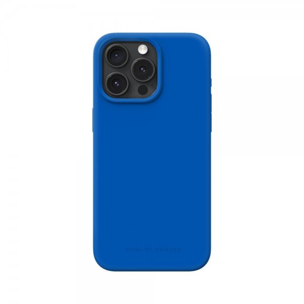 Ideal of Sweden iPhone 15 Pro Max Kuori Silicone Case MagSafe Cobalt Blue