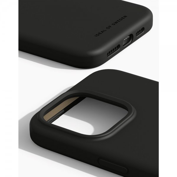 Ideal of Sweden iPhone 15 Pro Max Suojakuori Silicone Case MagSafe Musta