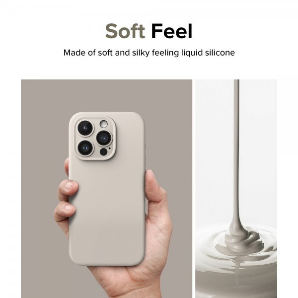 Ringke iPhone 15 Pro Max Kuori Silicone Magnetic Stone