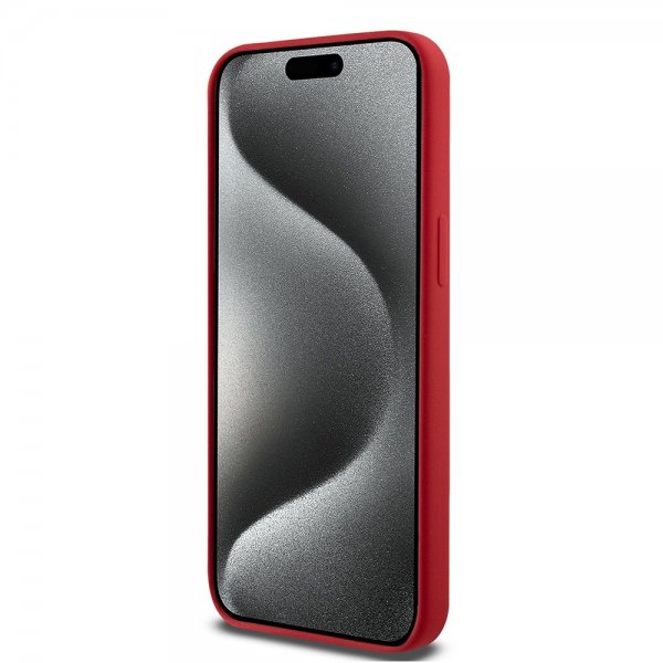 Ferrari iPhone 15 Pro Max kuoret silikoni MagSafe punainen