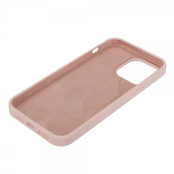 iPhone 15 Pro Max Kuori Silikoni Vaaleanpunainen