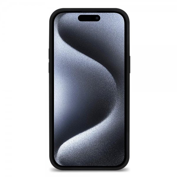 iPhone 15 Pro Max Kuori Silikoni Musta