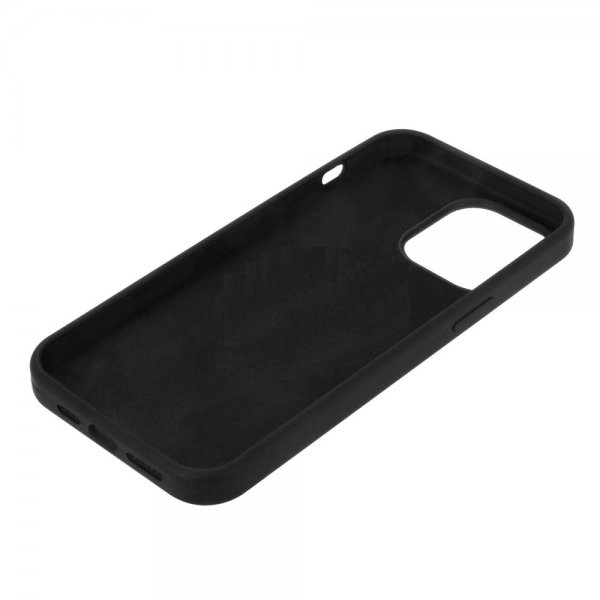 iPhone 15 Pro Max Kuori Silikoni Musta