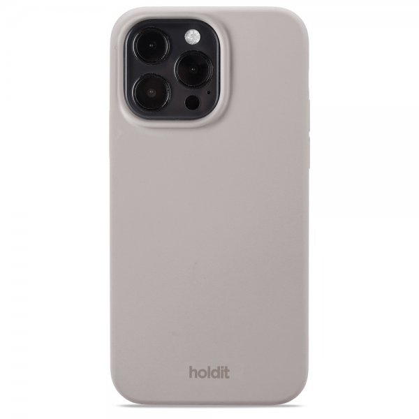 Holdit iPhone 15 Pro Max Kuori Silikoni Taupe