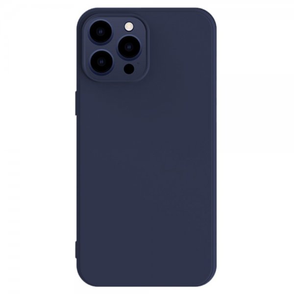 X-Level iPhone 15 Pro Max Kuori Silikonitekstuuri Sininen