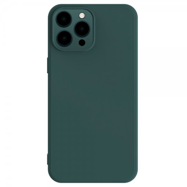 X-Level iPhone 15 Pro Max -kuori silikonitekstuuri vihreä