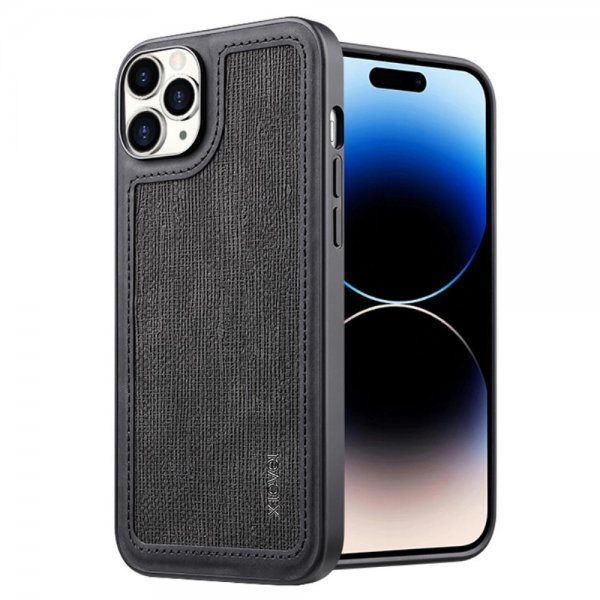 X-Level iPhone 15 Pro Max -kuori, saumaton, musta