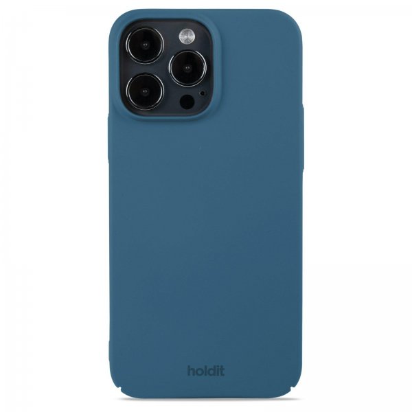 Holdit iPhone 15 Pro Max Kuori Slim Case Denim Blue
