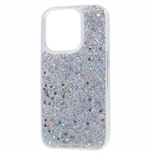 Nordic Covers iPhone 15 Pro Max Kuori Sparkle Series Stardust Silver