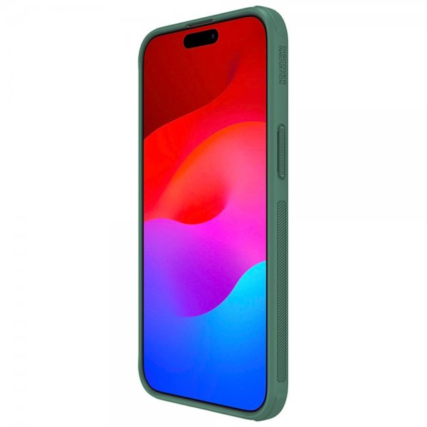 Nillkin iPhone 15 Pro Max Suojakuori Super Frosted Shield Pro Vihreä
