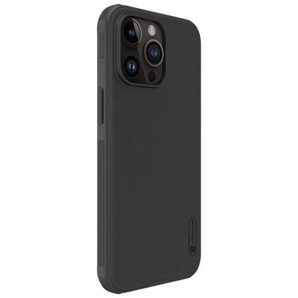 Nillkin iPhone 15 Pro Max Kuori Super Frosted Shield Pro Musta
