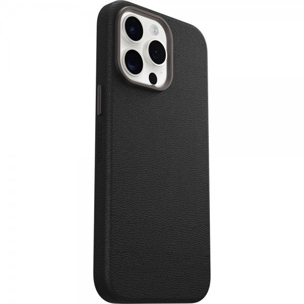 Otterbox iPhone 15 Pro Max Suojakuori Symmetry Cactus Leather MagSafe Noir Ash
