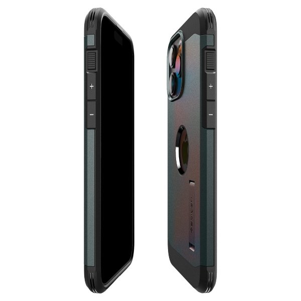 Spigen iPhone 15 Pro Max Kuori Tough Armor MagFit Abyss Green