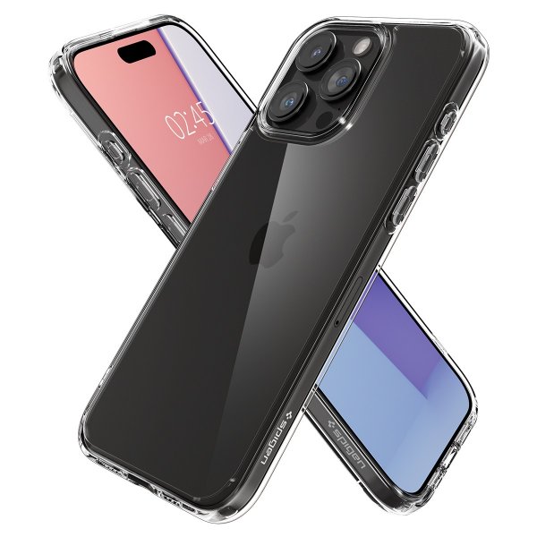 Spigen iPhone 15 Pro Max Kuori Ultra Hybrid Crystal Clear