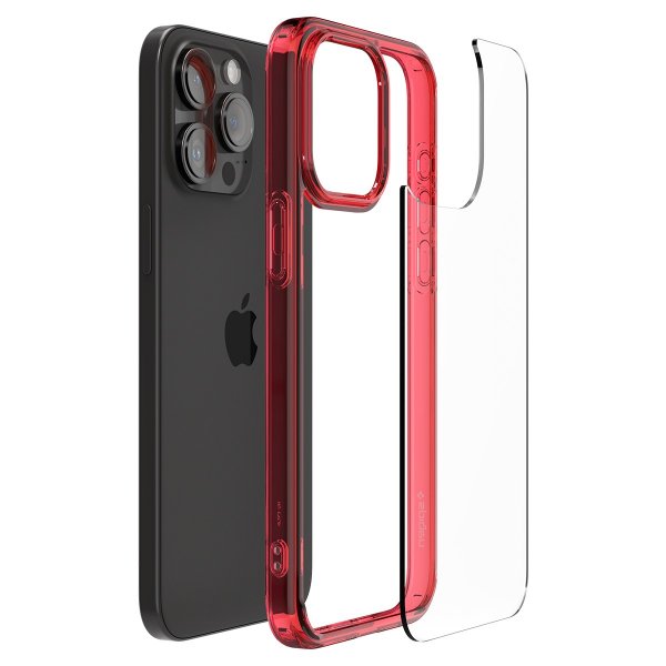Spigen iPhone 15 Pro Max Kuori Ultra Hybrid Deep Red