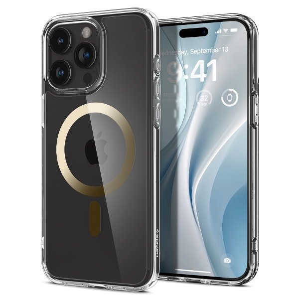 Spigen iPhone 15 Pro Max Kuori Ultra Hybrid MagFit Kulta