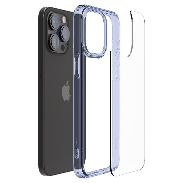 Spigen iPhone 15 Pro Max -suojakuori, Ultra Hybrid Sky Crystal