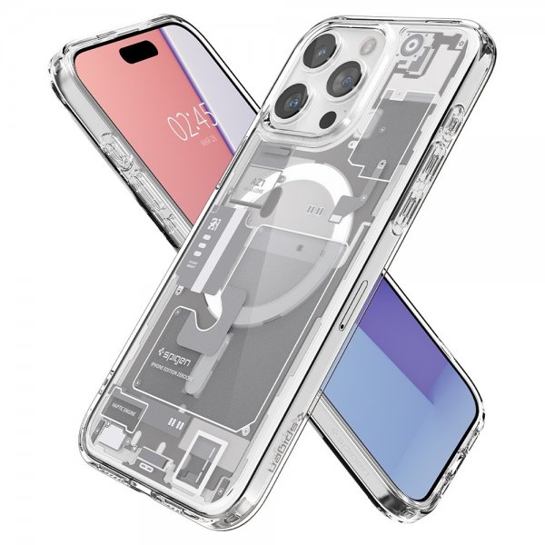 Spigen iPhone 15 Pro Max Kuori Ultra Hybrid Zero One MagFit Valkoinen