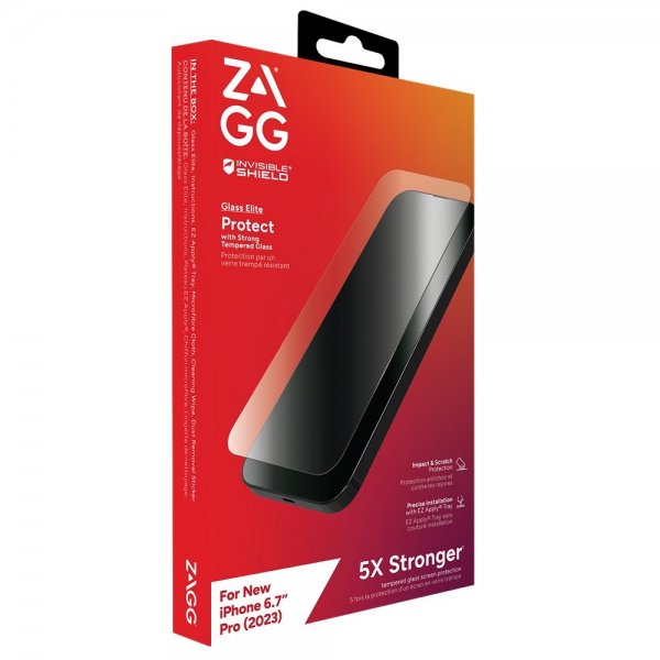 ZAGG InvisibleShield iPhone 15 Pro Max -näytönsuoja Glass Elite