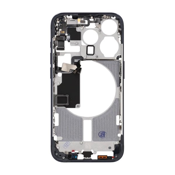 iPhone 15 Pro Keskirunko pienosilla OEM - Sininen titaani
