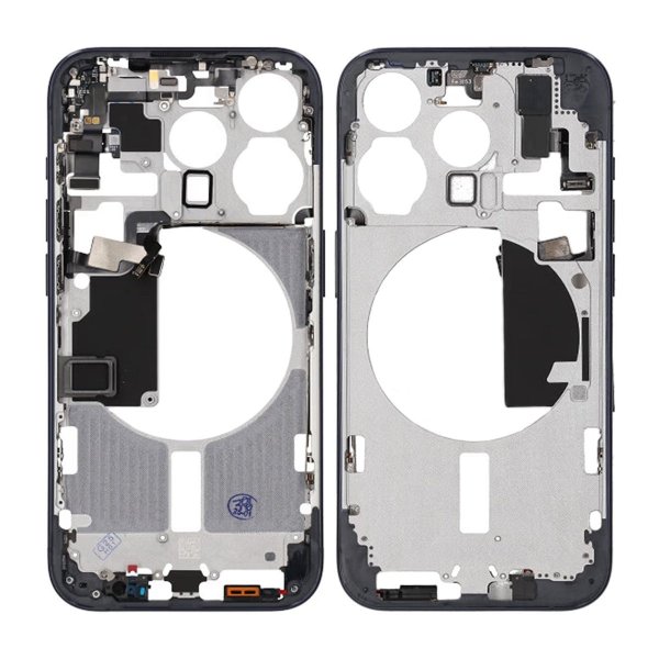 iPhone 15 Pro Keskirunko pienosilla OEM - Sininen titaani