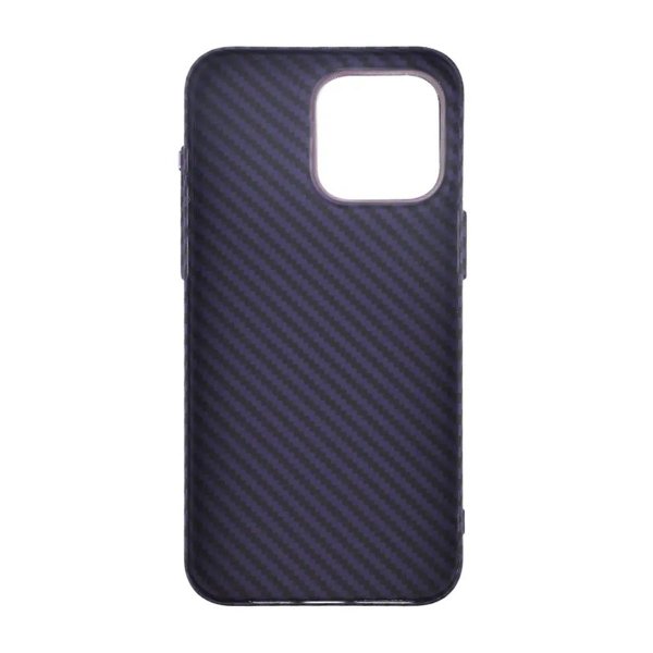 iPhone 15 Pro Kuori Hiilikuitukuvio Violetti