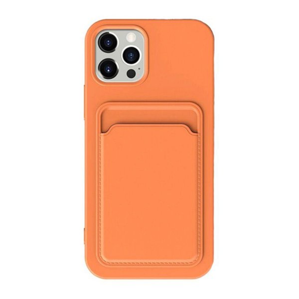 iPhone 15 Pro Kuoret Korttipidike Oranssi