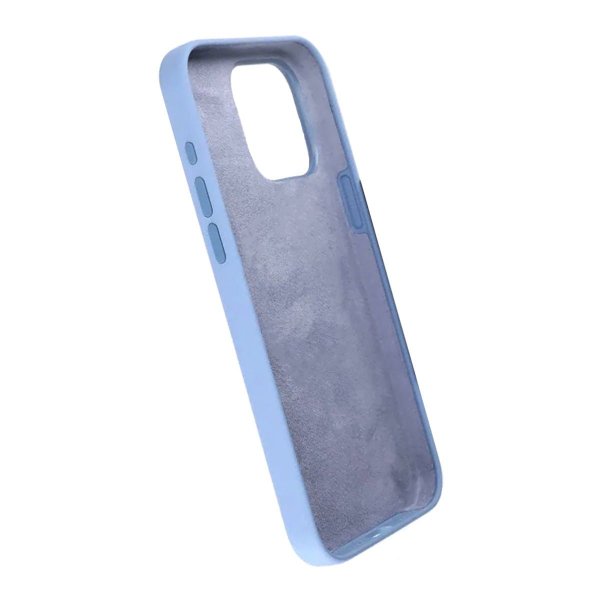 Rvelon iPhone 15 Pro -kuori silikoni sininen