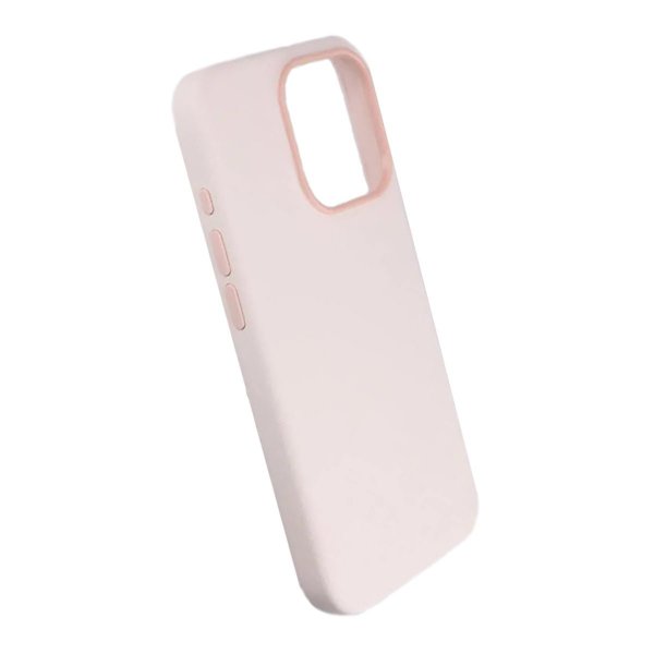 Rvelon iPhone 15 Pro Silikonikuori Vaaleanpunainen