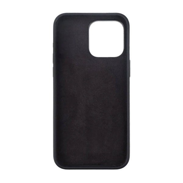 Rvelon iPhone 15 Pro Kuori Silikoni Musta