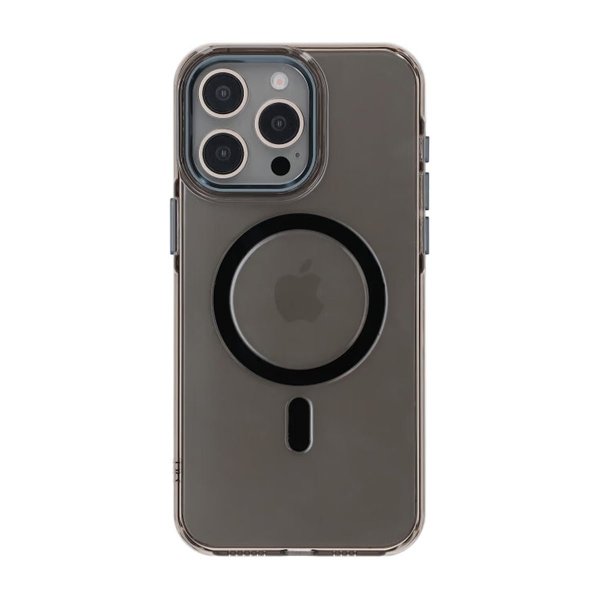Rvelon iPhone 15 Pro -suojakuori, TPU, MagSafe, musta