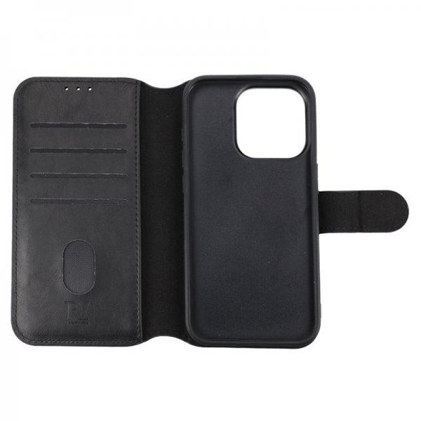 Rvelon iPhone 15 Pro Magneettinen irrotettava kuori, musta