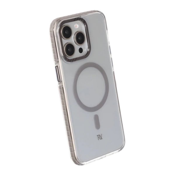 Rvelon iPhone 15 Pro Kuori TPU MagSafe Harmaa