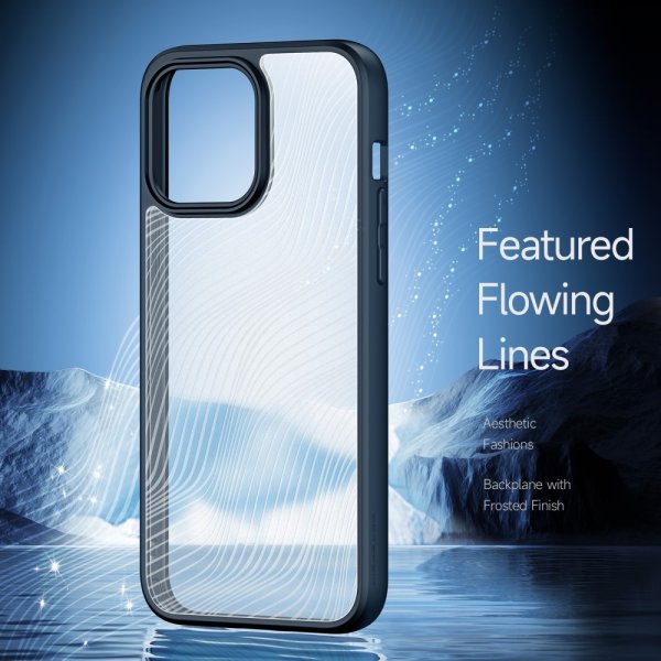 Dux Ducis iPhone 15 Pro -suojakuori Aimo-sarja musta