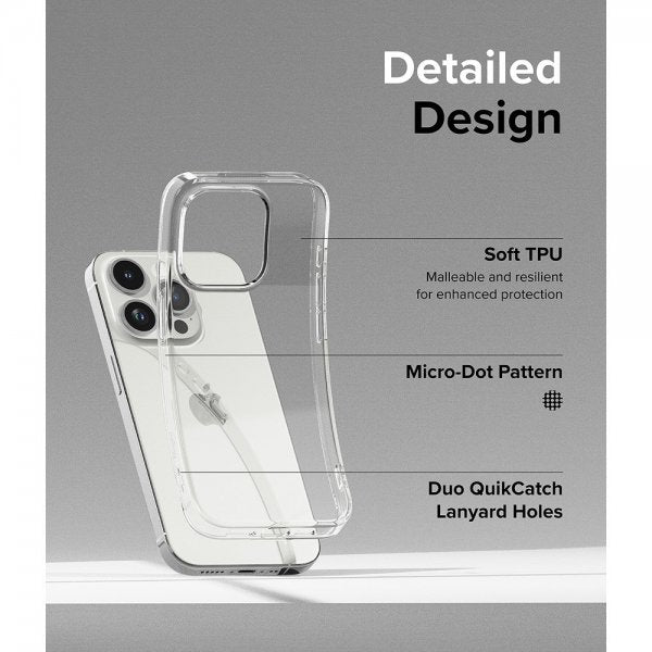 Ringke iPhone 15 Pro Air Clear -suojakuori