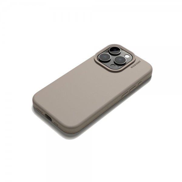 Nudient iPhone 15 Pro -kuori Base Case Stone Beige