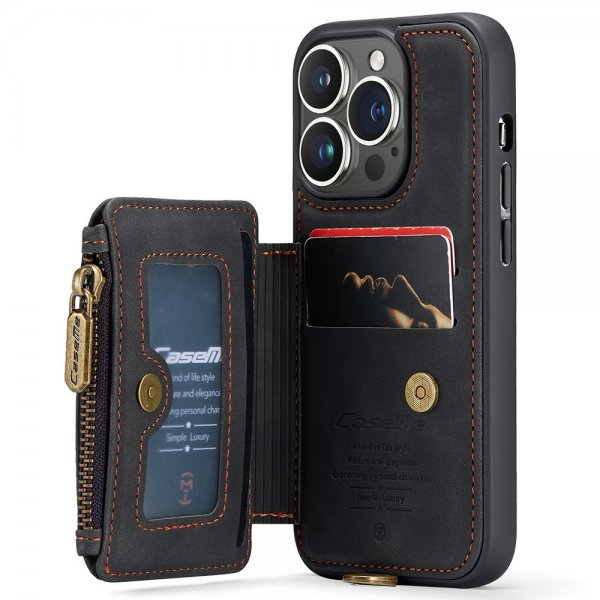 CaseMe iPhone 15 Pro -suojakuori C20 Series, musta