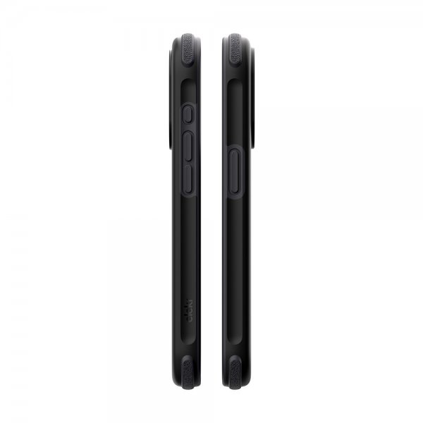 Clckr iPhone 15 Pro -kuori hiilikuitu MagSafe musta