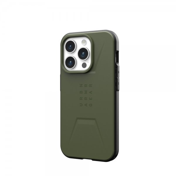 Urban Armor Gear (UAG) iPhone 15 Pro -suojakuori Civilian MagSafe Olive Drab