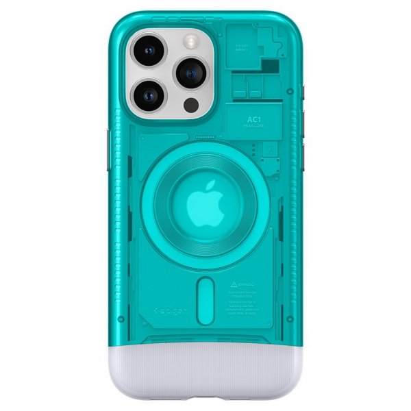 Spigen iPhone 15 Pro -suojakuori Classic C1 MagFit Bondi Blue