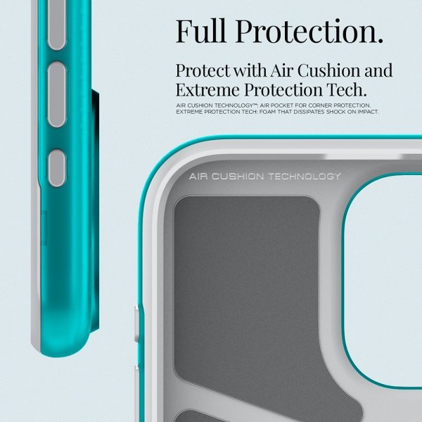 Spigen iPhone 15 Pro -suojakuori Classic C1 MagFit Bondi Blue