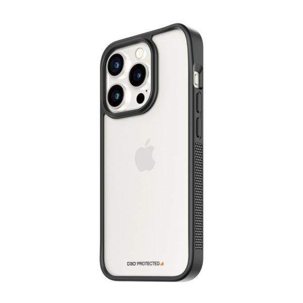 PanzerGlass iPhone 15 Pro -suojakuori ClearCase D3O, musta