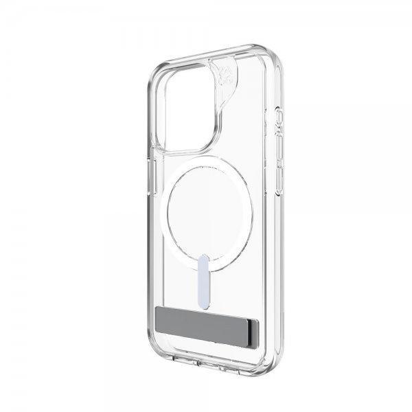 ZAGG iPhone 15 Pro Kuori Crystal Palace Snap Kickstand Transparent